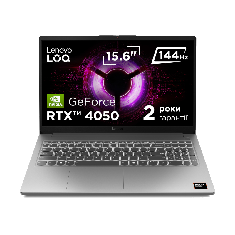 Ноутбук Lenovo LOQ E 15ARP10E Luna Grey (83S000ETRA)